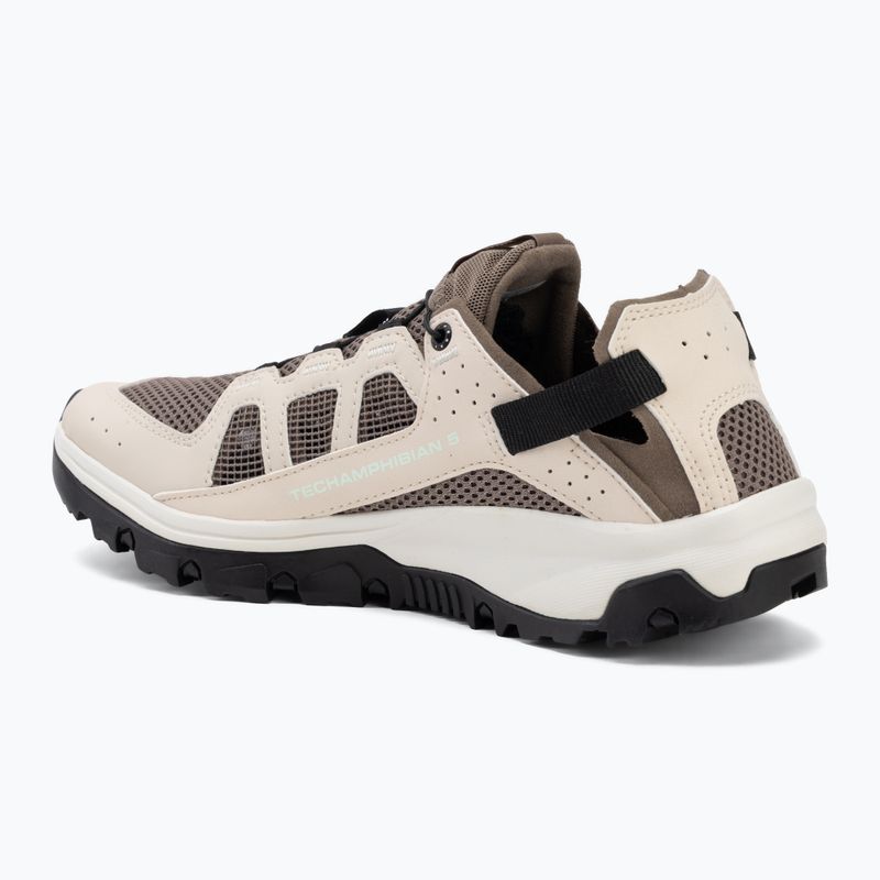 Buty turystyczne damskie Salomon Techamphibian 5 walnut/tapioca/clearly aqua 3