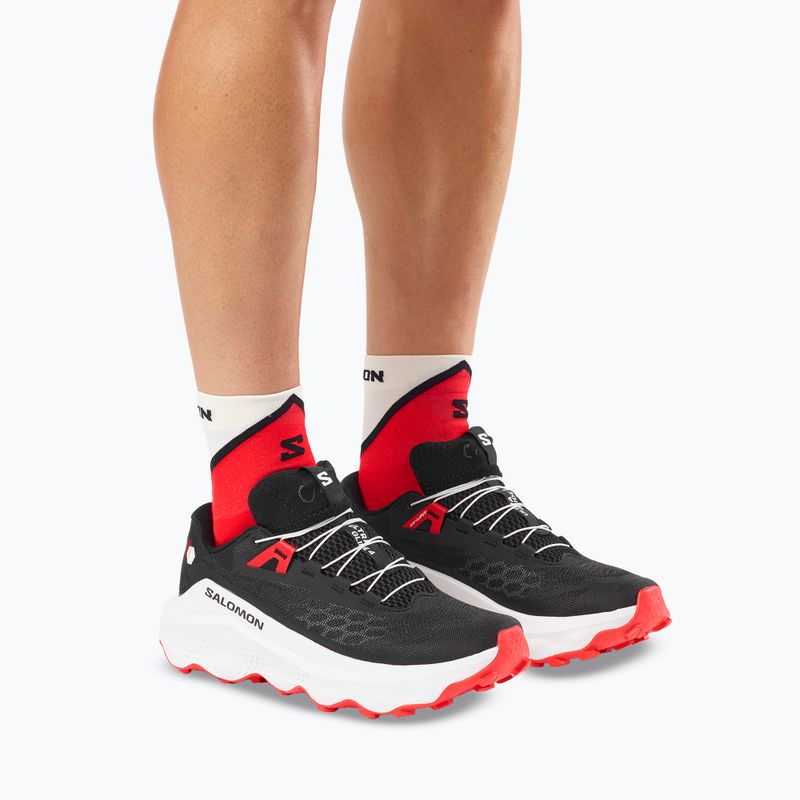 Buty do biegania męskie Salomon Ultra Glide 4 black/white/fiery red 8