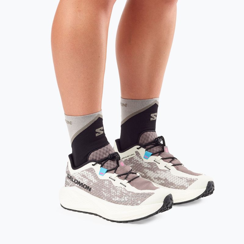 Buty do biegania damskie Salomon Aero Glide 4 GRVL vanilla ice/black iron 9