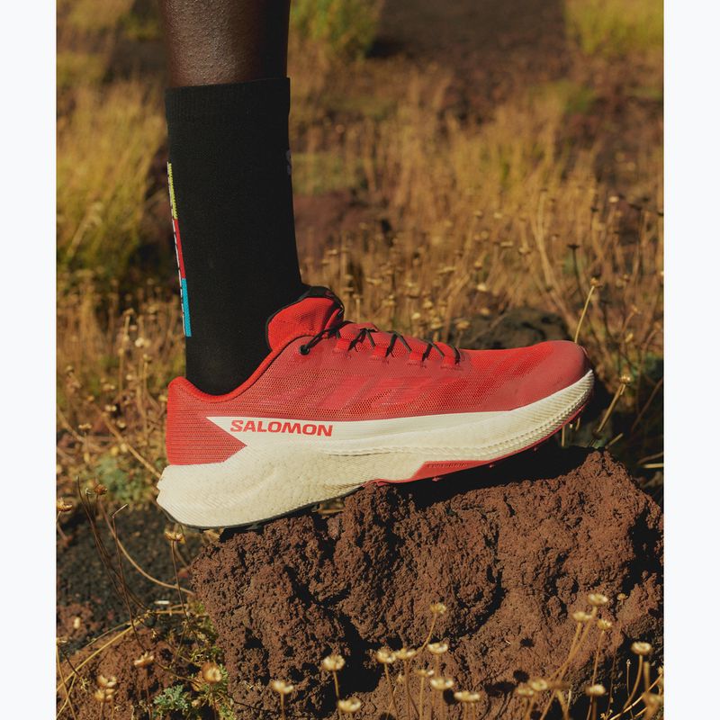 Buty do biegania męskie Salomon Pulsar fiery red/vanilla ice/black 9