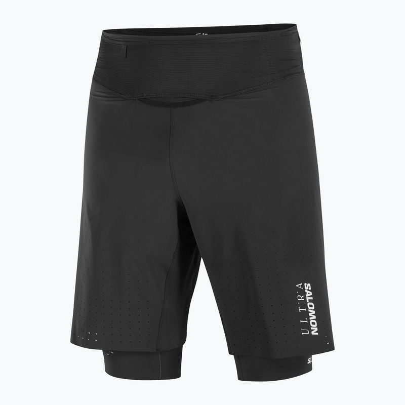 Spodenki do biegania męskie Salomon S/Lab Ultra 2IN1 deep black