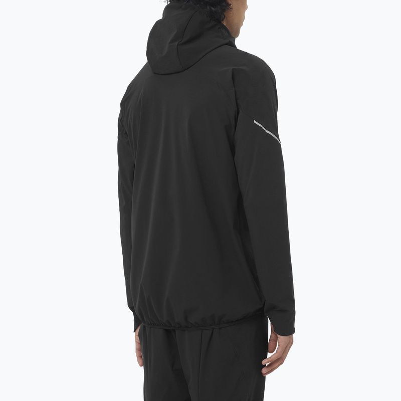 Kurtka do biegania męska Salomon Ultra Softshell Jacket deep black 2