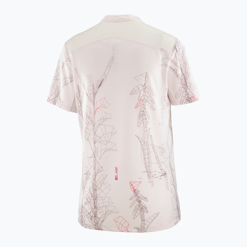 Koszulka do biegania damska Salomon S/Lab Ultra Tee Aop lilac ash 5