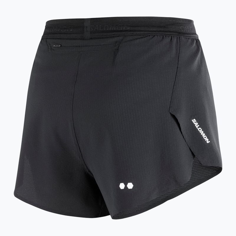 Spodenki do biegania damskie Salomon Sense SPLT 3" deep black 8