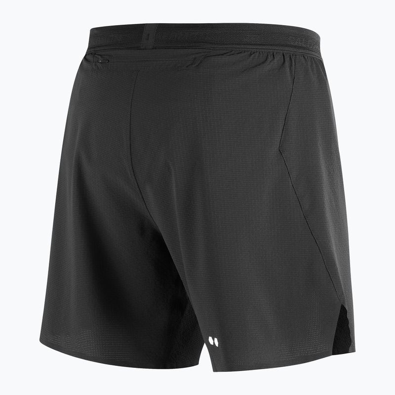 Spodenki do biegania męskie Salomon Sense Aero 7" deep black 8