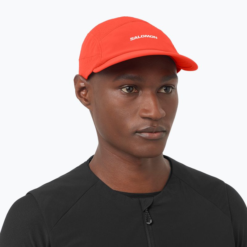 Czapka z daszkiem Salomon Sense Aero fiery red 4