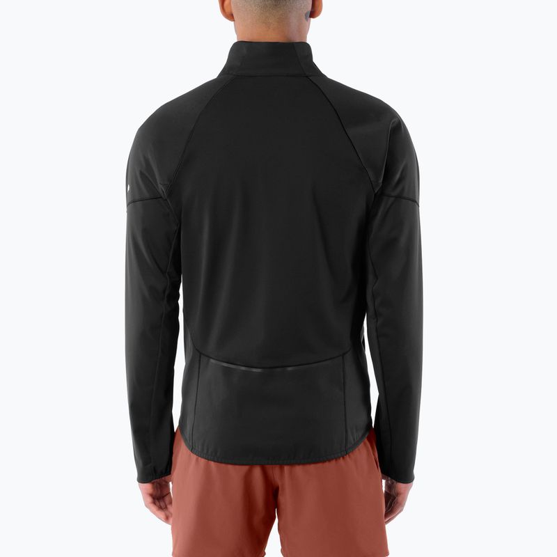 Kurtka do biegania męska Salomon Sense Softshell Jacket deep black 2