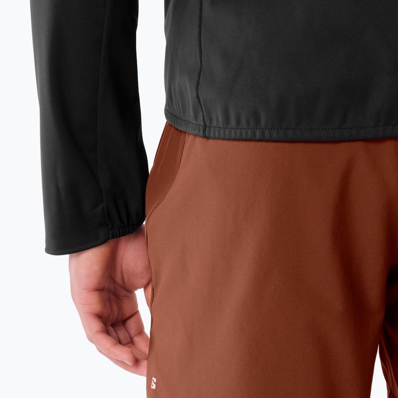 Kurtka do biegania męska Salomon Sense Softshell Jacket deep black 4