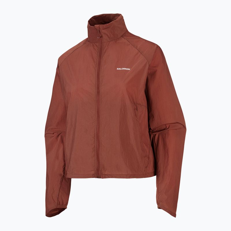 Kurtka do biegania damska Salomon Shakeout Fly burnt umber 6