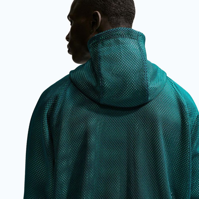 Kurtka piłkarska męska Nike Brazil Soccer Anthem geode teal/light menta/midwest gold 5