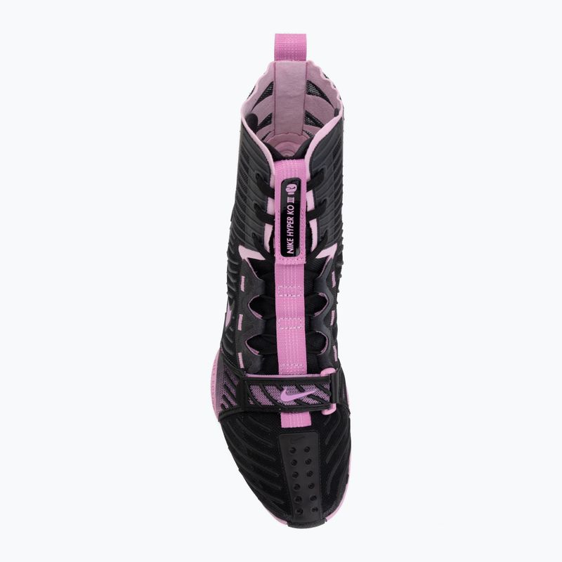Buty bokserskie Nike HyperKo 3 black/light magenta 5
