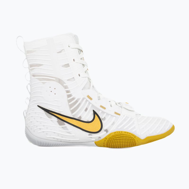 Buty bokserskie Nike HyperKo 3 white/metallic gold 8