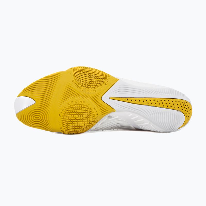 Buty bokserskie Nike HyperKo 3 white/metallic gold 12