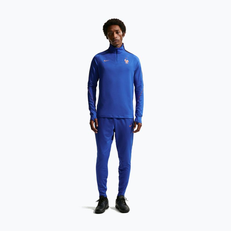 Bluza piłkarska męska Nike FFF Strike Dri-Fit Drill Top game royal/metallic copper 2