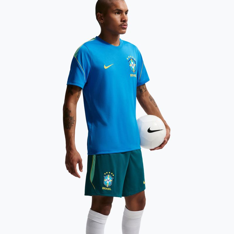 Spodenki piłkarskie męskie Nike Brazil Strike geode teal/light menta/midwest gold 4