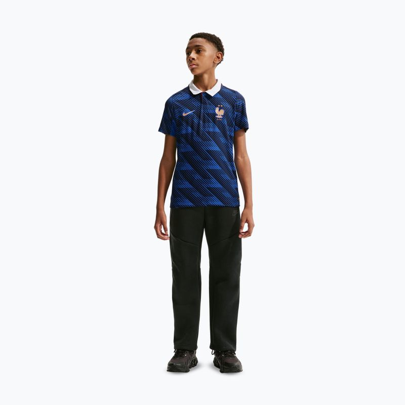 Koszulka piłkarska dziecięca Nike FFF 2026/27 Match Home game royal/metallic copper 5