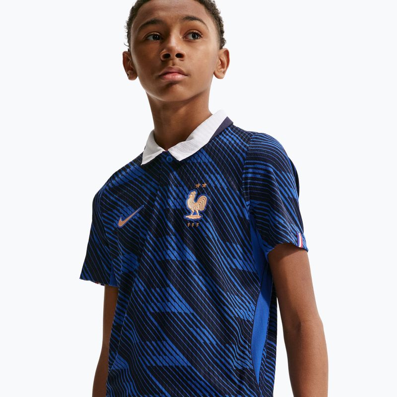 Koszulka piłkarska dziecięca Nike FFF 2026/27 Match Home game royal/metallic copper 7