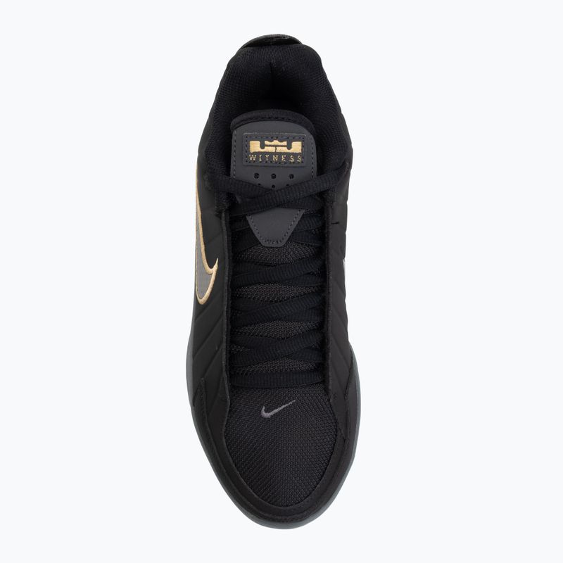 Buty do koszykówki męskie Nike LeBron Witness 9 black/iron grey/dark smoke grey/black 5