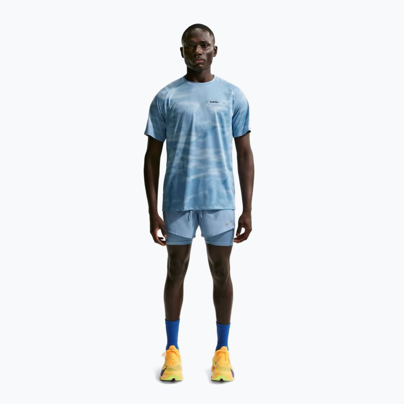 Spodenki do biegania męskie Nike Stride Dri-Fit Hybrid 5" work blue 2