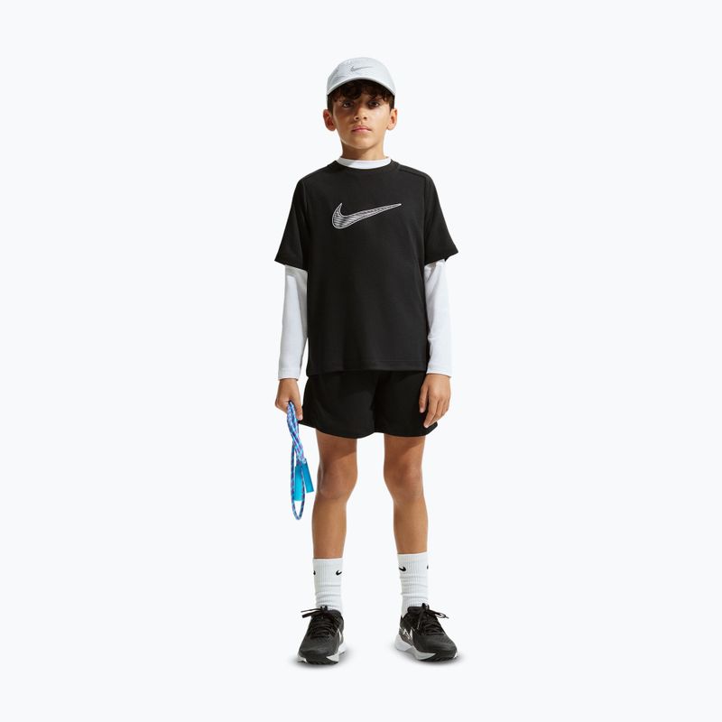 Koszulka dziecięca Nike Multi Dri-Fit black/white 2