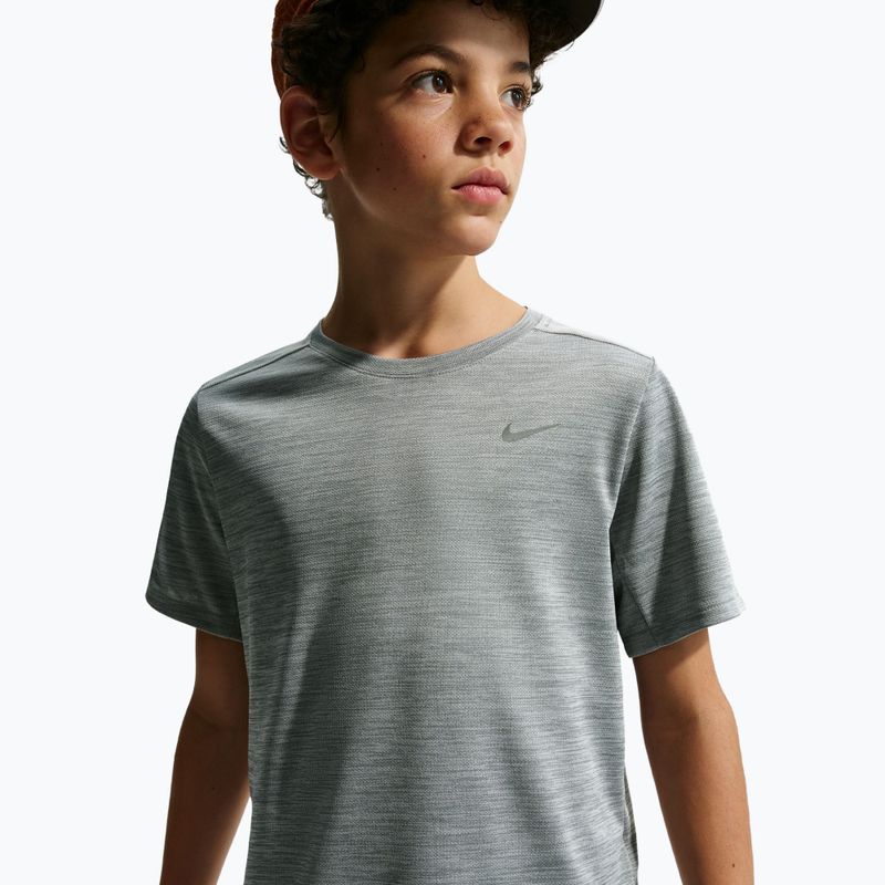 Koszulka dziecięca Nike Miler smoke grey/heather 4