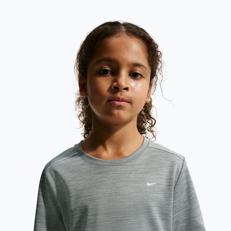 Koszulka dziecięca Nike Miler smoke grey/heather 7