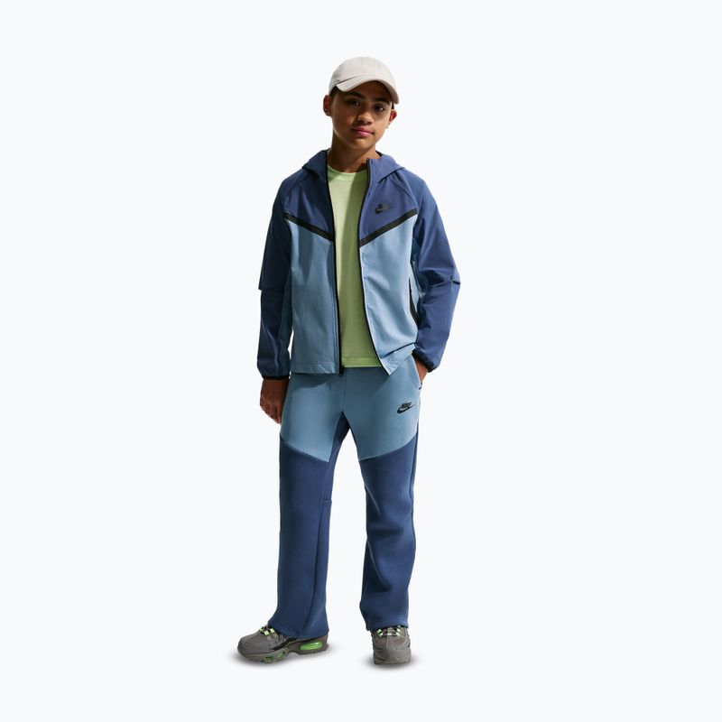 Spodnie dziecięce Nike Sportswear Tech Fleece mystic navy/work blue/black/black 2