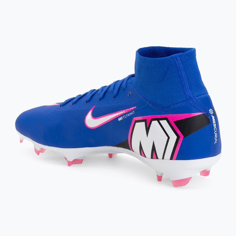 Buty piłkarskie męskie Nike Mercurial Superfly 10 Pro FG race blue/white 3
