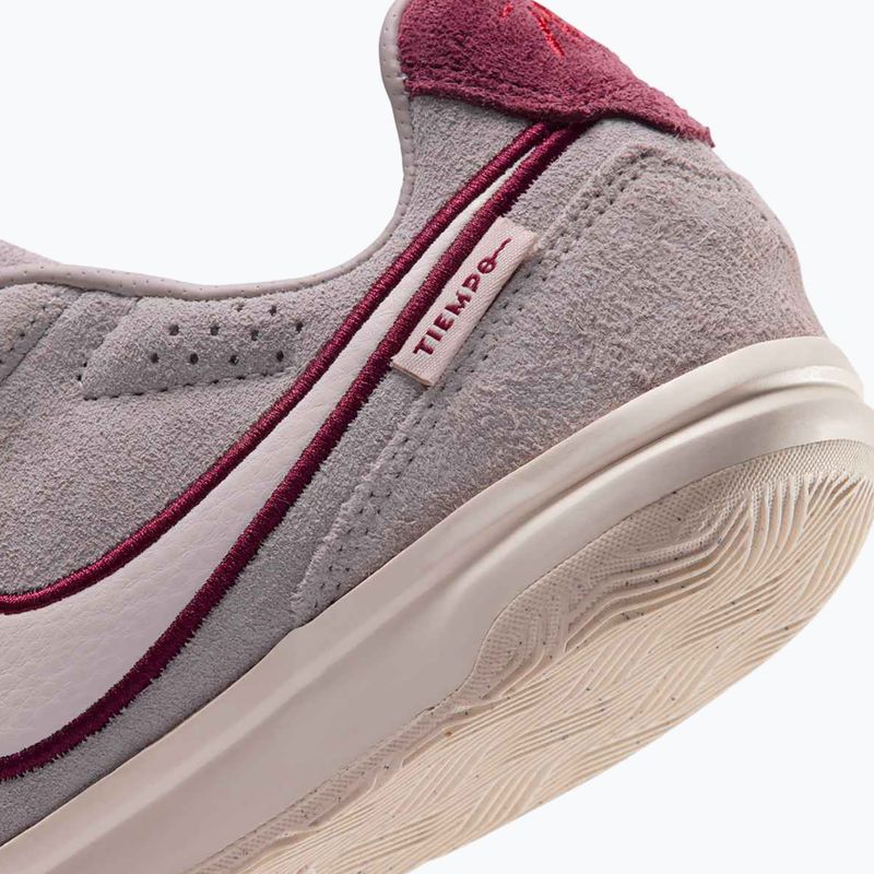 Buty piłkarskie dziecięce Nike Tiempo Streetgato Premium Jr moon particle/team red/chalk 5