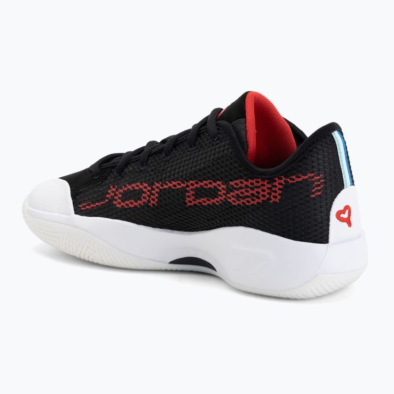 Buty do koszykówki męskie Jordan Luka 77 black/white/university red 3
