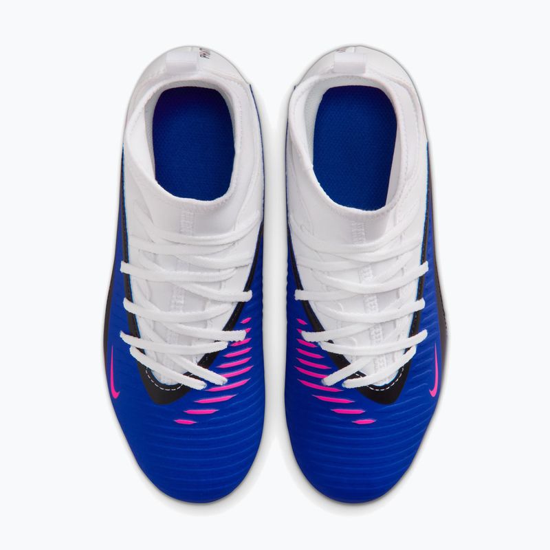 Buty piłkarskie dziecięce Nike Phantom 6 High Club FG/MG racer blue/white/pink blast 8