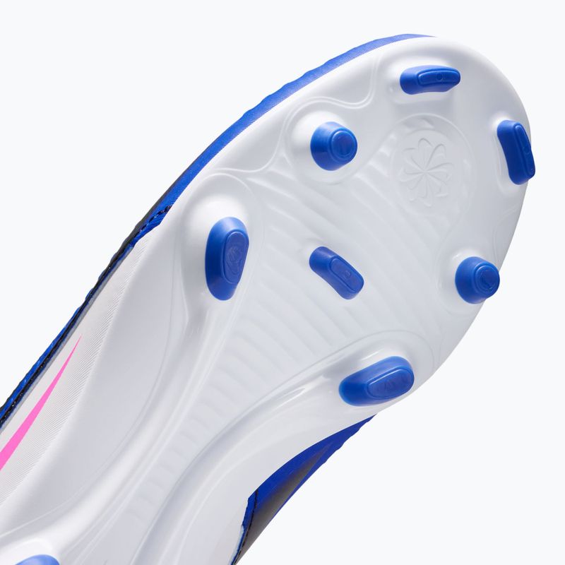 Buty piłkarskie dziecięce Nike Phantom 6 Low Club MG racer blue/white/pink blast 9