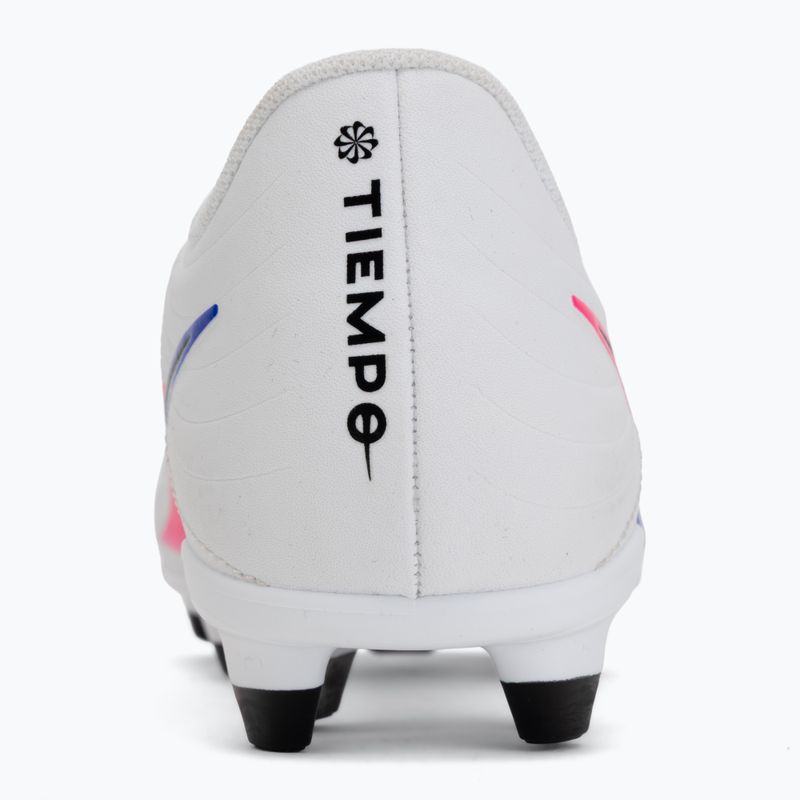 Buty piłkarskie dziecięce Nike Tiempo Maestro Club Jr FG/MG white/racer blue/pink blast/black 6
