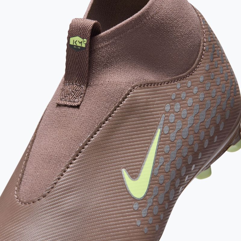 Buty piłkarskie dziecięce Nike Mercurial Superfly 10 Academy "Kylian Mbappé" Jr FG plum eclipse/metallic silver 7