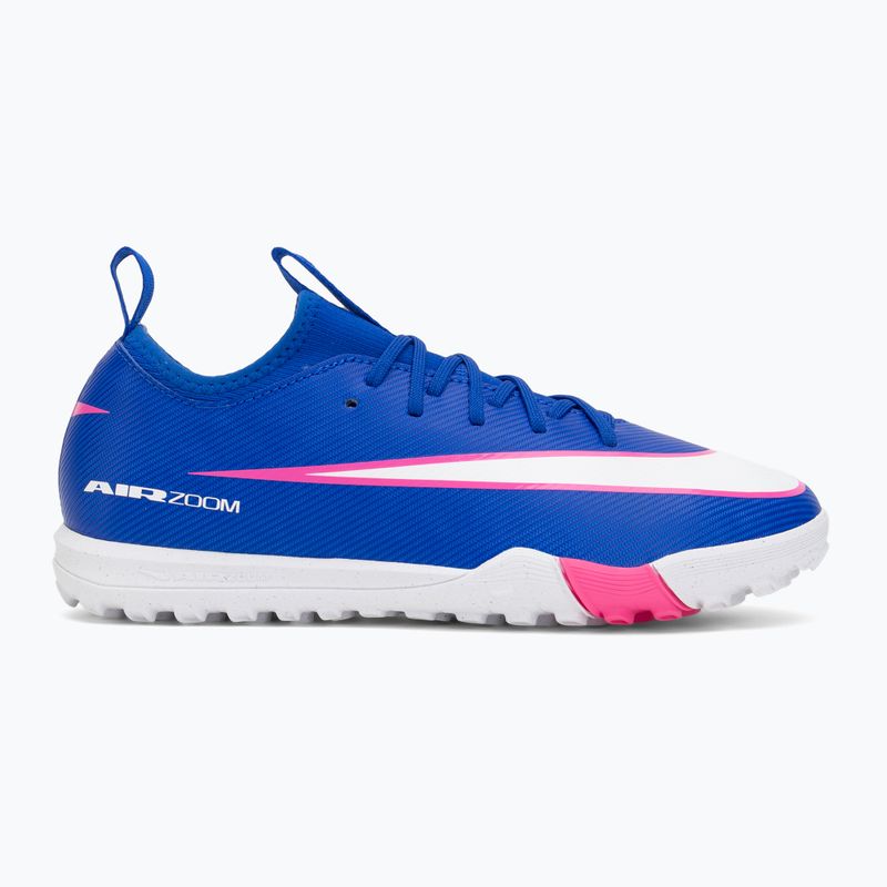 Buty piłkarskie dziecięce Nike Mercurial Vapor 16 Academy TF racer blue/white 2