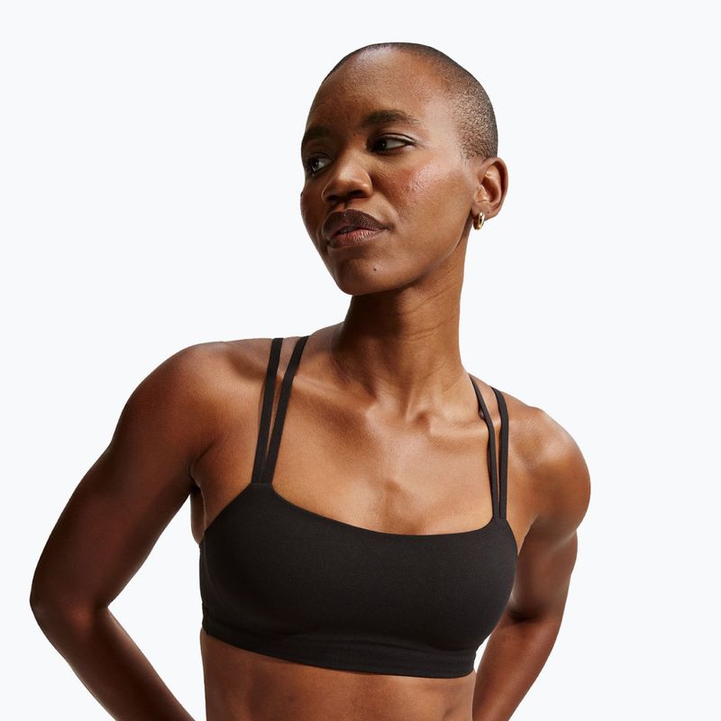 Biustonosz treningowy Nike Zenvy Strappy Light-Support black/cool grey