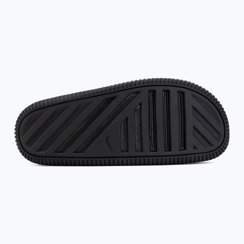 Klapki dziecięce Nike Calm 2.0 black/black/black 4