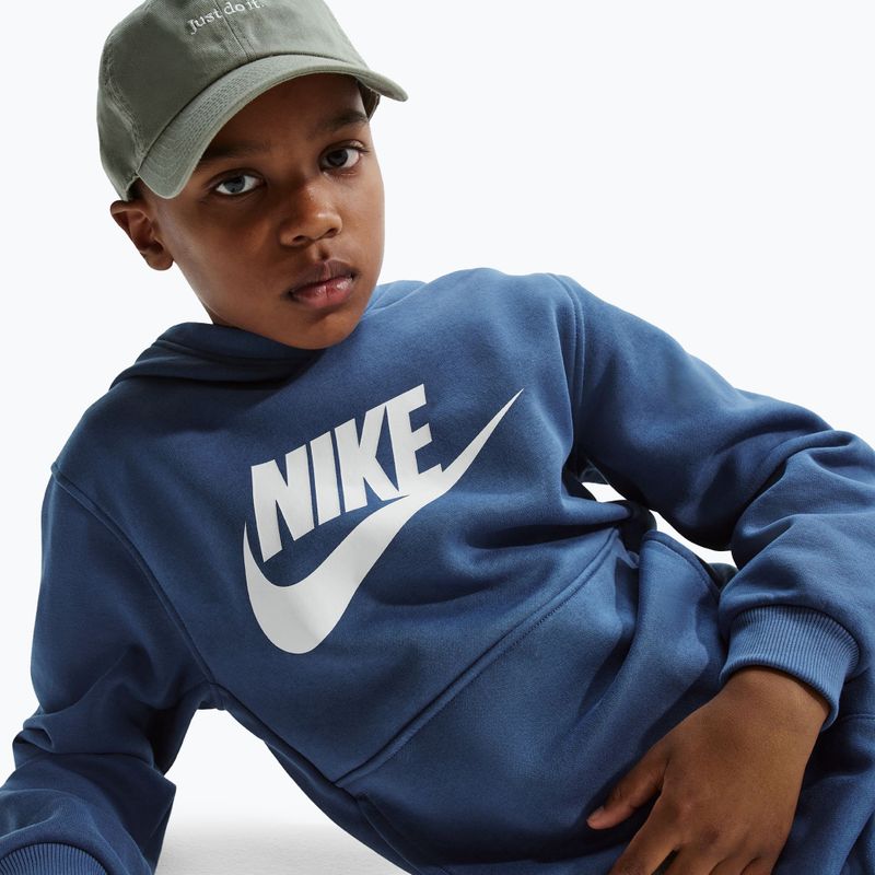 Bluza dziecięca Nike Club Fleece Hoodie mystic navy/white 5