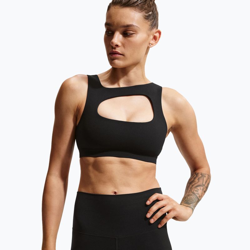 Biustonosz treningowy Nike Zenvy Light-Support Lightly Lined black/cool grey