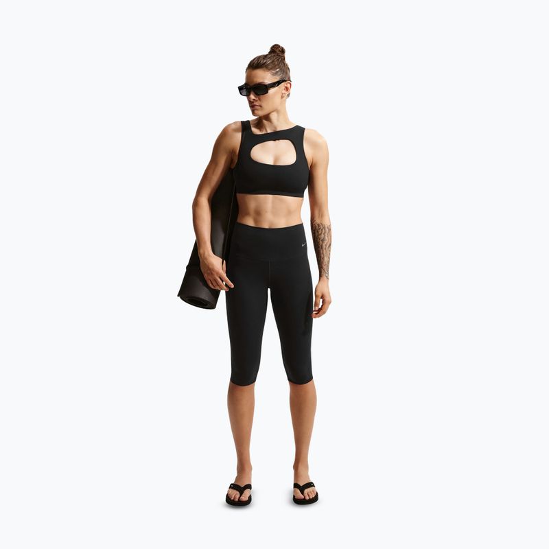 Biustonosz treningowy Nike Zenvy Light-Support Lightly Lined black/cool grey 2