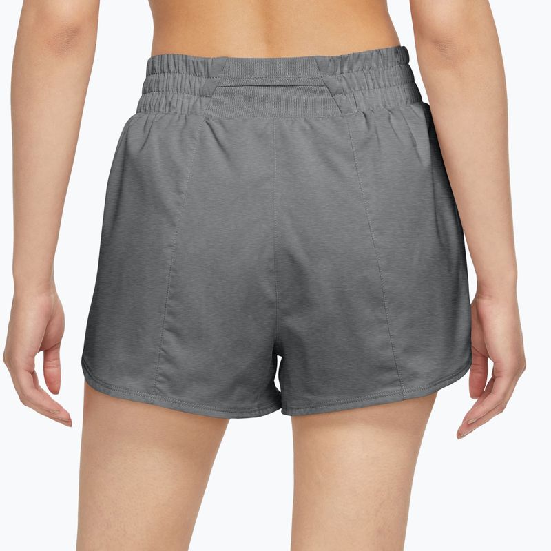 Spodenki damskie Nike One Dri-Fit High-Waisted 3" 2In1 smoke grey/heather/white 2
