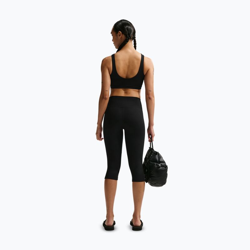 Biustonosz treningowy Nike One Medium Support black/white 3