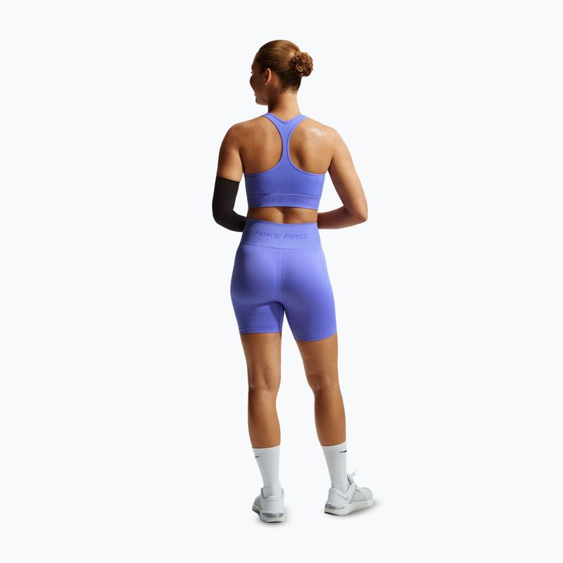 Top treningowy Nike Pro Seamless Dri-Fit Cropped sapphire 3