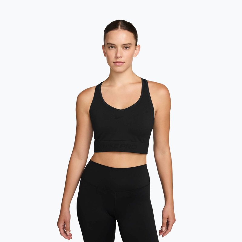 Top treningowy Nike Pro Seamless Dri-Fit Cropped black