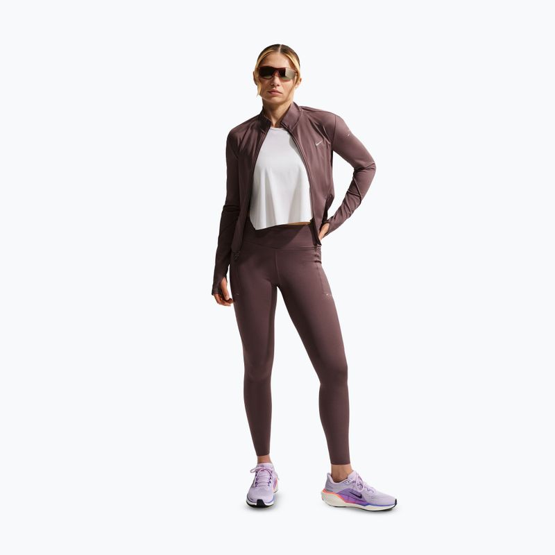 Bluza do biegania damska Nike Swift Dri-Fit Full Zip Mid-Layer tattoo 2