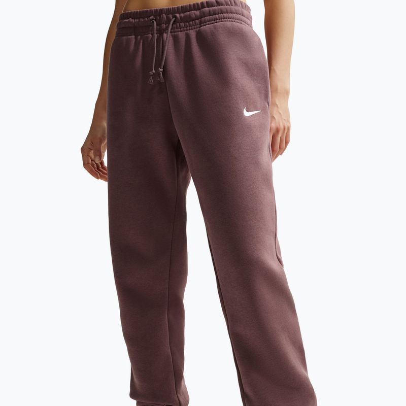 Spodnie damskie Nike Sportswear Phoenix Fleece Mid-Rise tattoo/sail 5