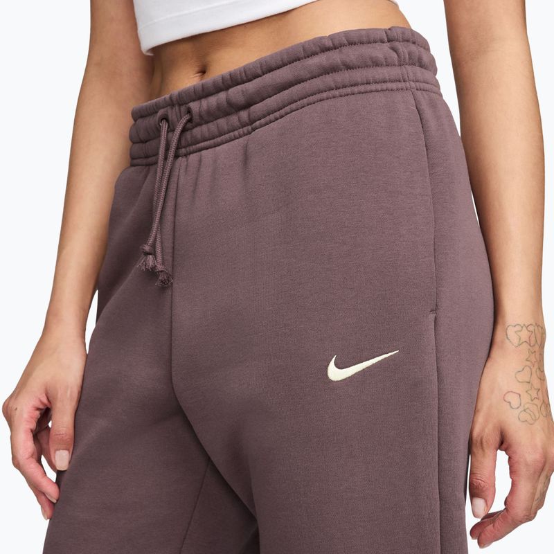 Spodnie damskie Nike Sportswear Phoenix Fleece Mid-Rise tattoo/sail 6