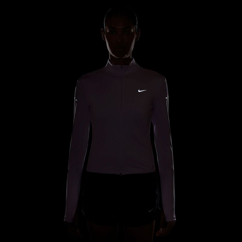 Bluza do biegania damska Nike Swift Dri-Fit Full Zip Mid-Layer violet mist 4