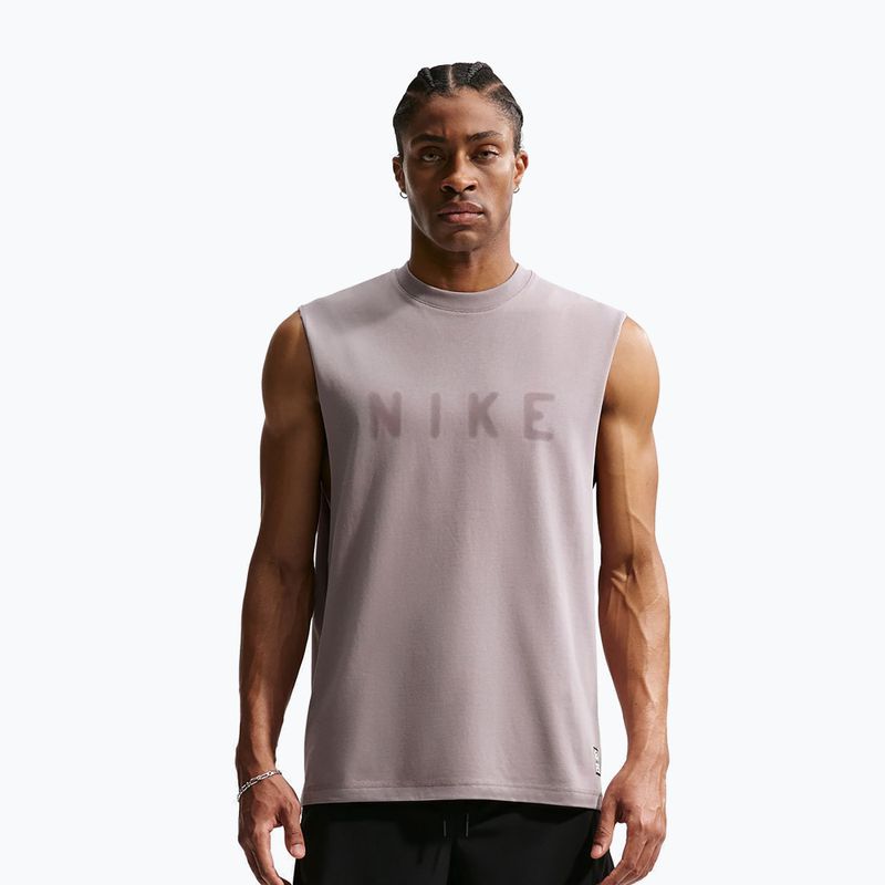 Koszulka treningowa męska Nike Athletic Club Dri-Fit light violet ore/light violet ore