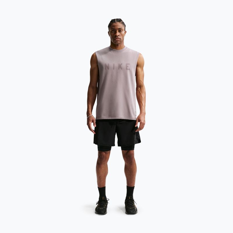Koszulka treningowa męska Nike Athletic Club Dri-Fit light violet ore/light violet ore 2